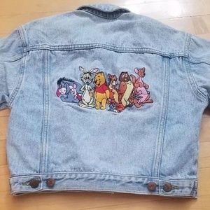 pooh denim jacket